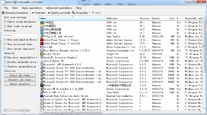 bulk crap uninstaller
