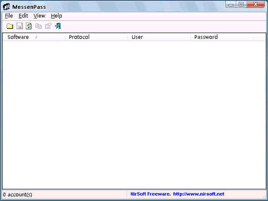 MessenPass即时通讯软件密码恢复