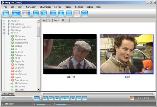 卫星广播播放工具ProgDVB