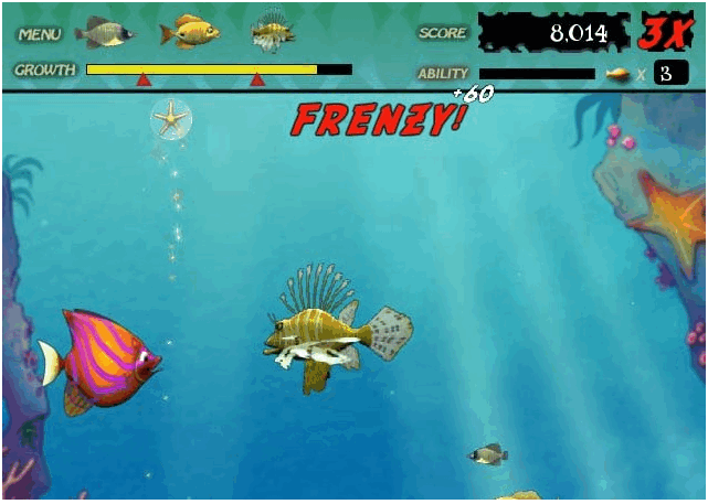 三维摄像头吃鱼小游戏