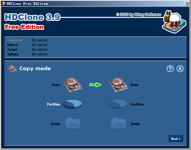HDClone Free Edition
