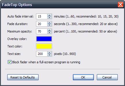 FadeTop(��ʱ��Ϣ������)