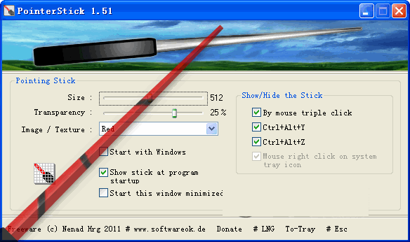 PointerStickħ�������ָ��
