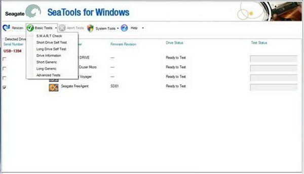 Seagate SeaToolsϣ��Ӳ��ά������