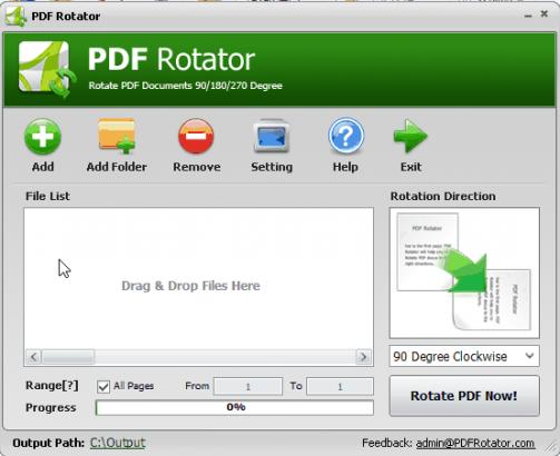 pdf旋转保存PDF Rotator