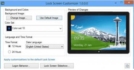 自定义设置WIN8锁屏画面