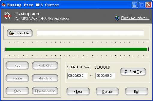 Eusing Free MP3 Cutter