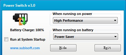Power Switch(�ʼǱ���Դ�ƻ��л�����)