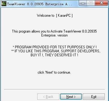 teamviewer8 激活企业版补丁