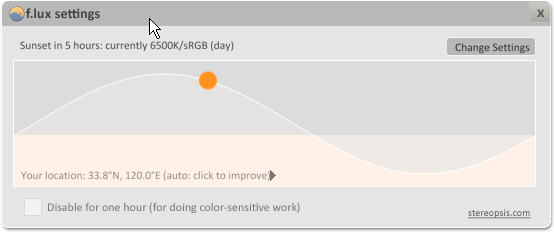 f.lux(��Ļ����ɫ�ʵ�����)