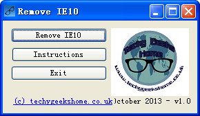 RemoveIE10删除IE10浏览器