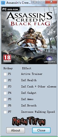 刺客信条4船只无限生命修改器