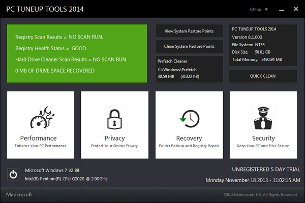 PC TuneUp Tools 2015