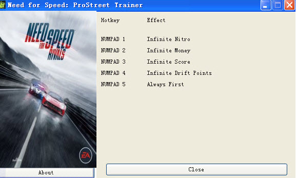 极品飞车18宿敌修改器+1