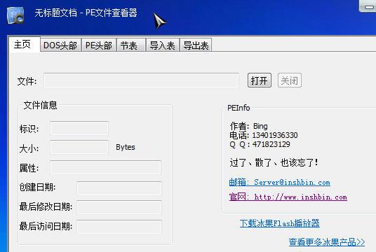 PE�ļ��鿴��PEInfo