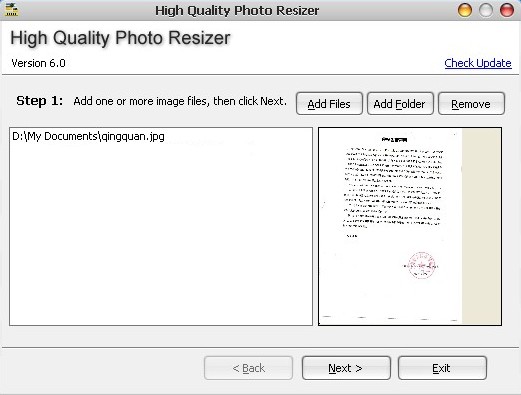 High Quality Photo Resizer