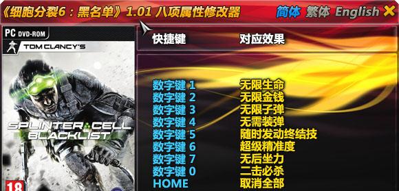 细胞分裂6:黑名单修改器