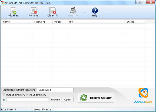 AxpertSoft Pdf Security Remover