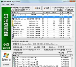 小焱进程查看器