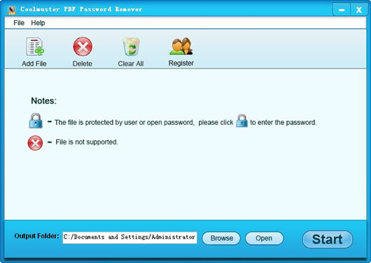 Coolmuster PDF Password Remover