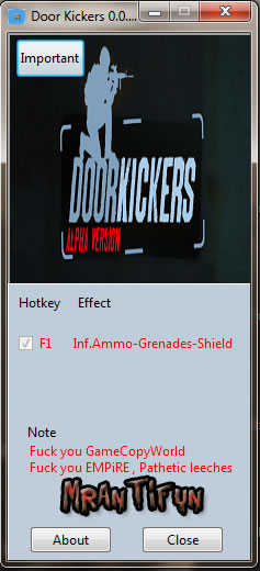 破门而入Steam版三项修改器