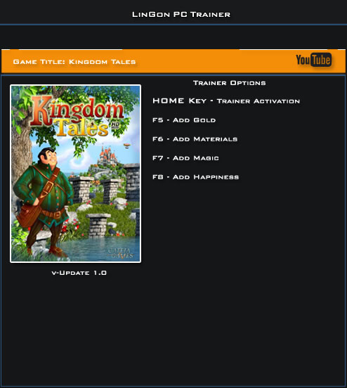 王国传说四项修改器