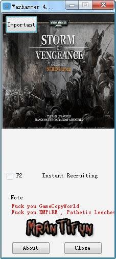 战锤40K复仇风暴点数修改器