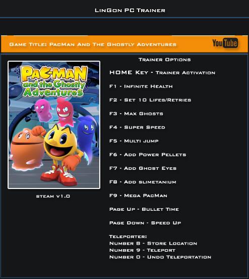 吃豆人的可怕冒险十三项修改器