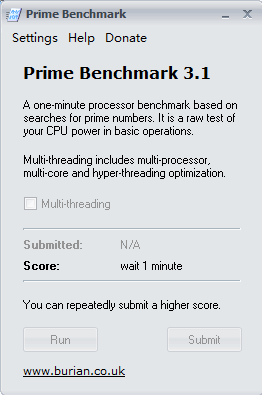 Prime Benchmark