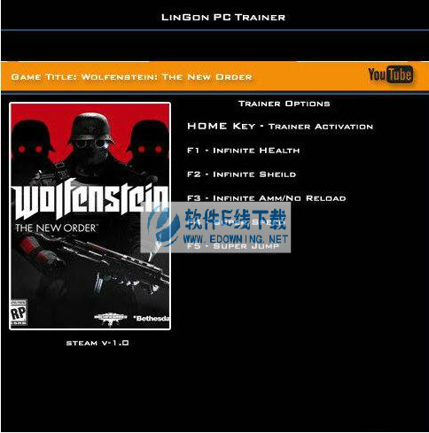 重返德军总部新秩序修改器+7