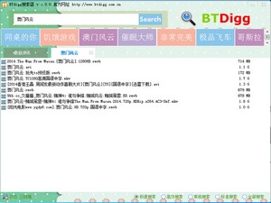 btdigg搜索器(互联网资源搜索工具)