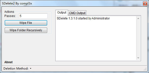 SDelete2��ȫɾ���ļ�����