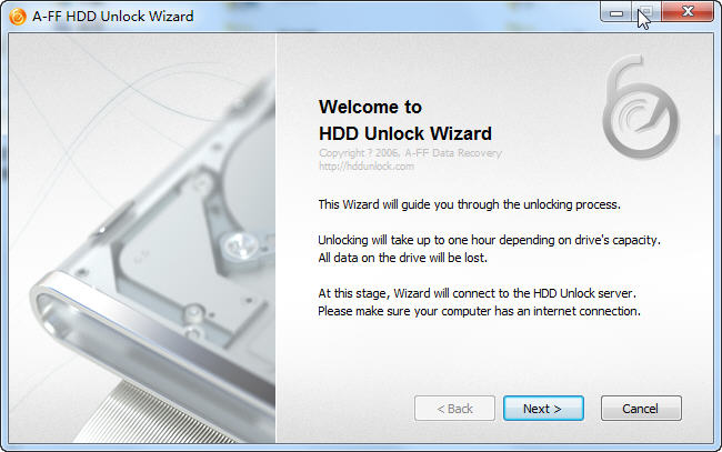 HDD Unlock Wizard