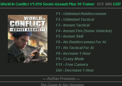 冲突世界苏联进攻无限修改器