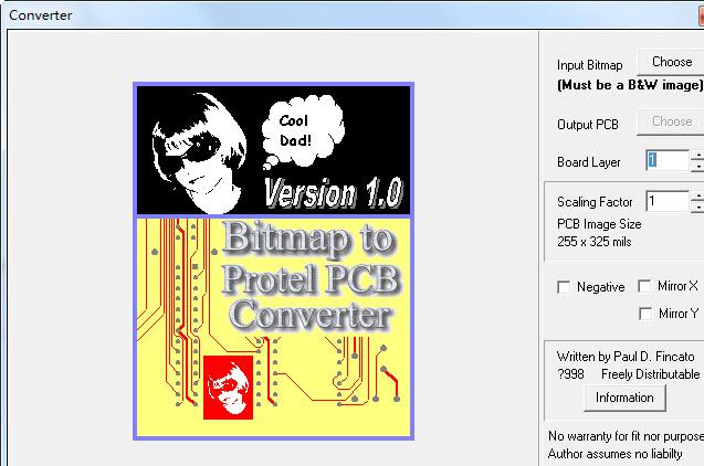 BMPͼ���ļ�ת��PCB��·��
