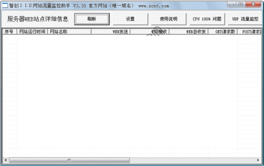 IIS网站流量监控助手