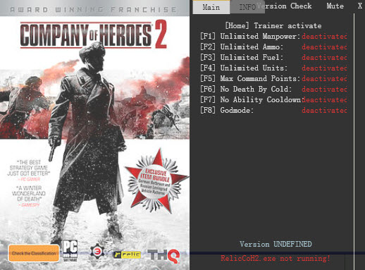 英雄连2修改器+8