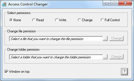 Access Control Changer