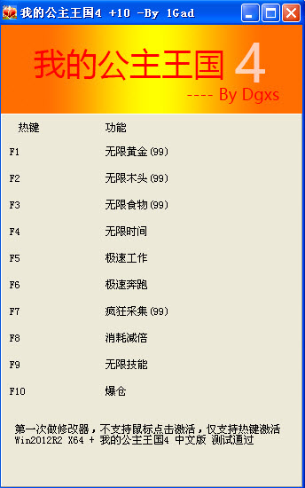 我的公主王国4修改器+10