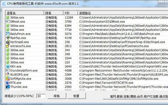 CPU使用率降低工具