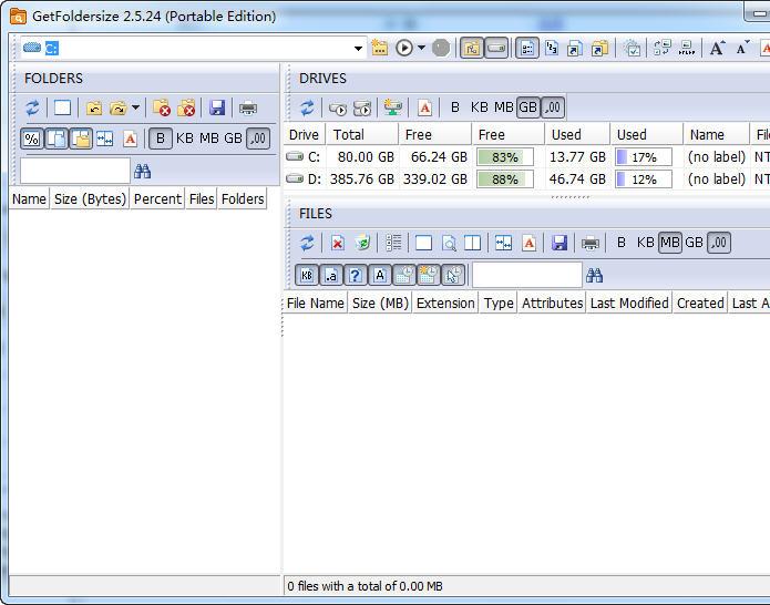 统计文件夹尺寸大小