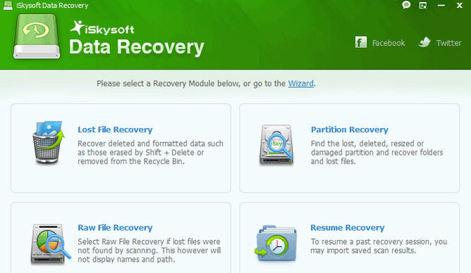 iSkysoft Data Recovery