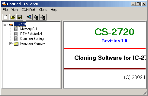 ����ĽICOM IC-2720дƵ����