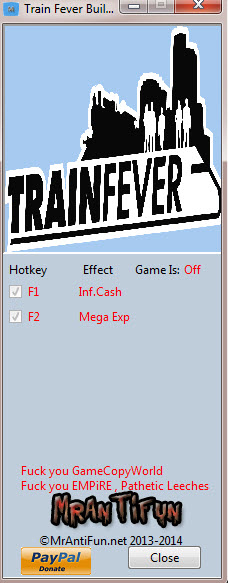 狂热火车修改器+2