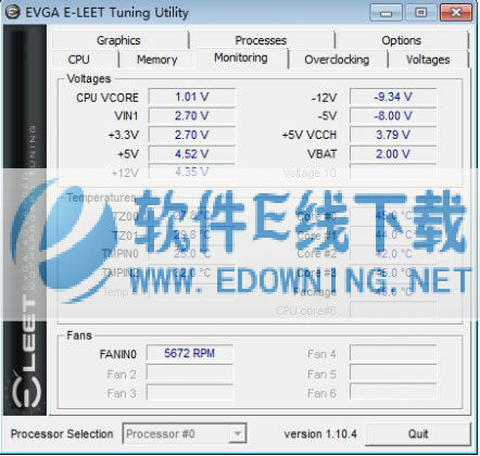 EVGA E-LEET Tuning Utility