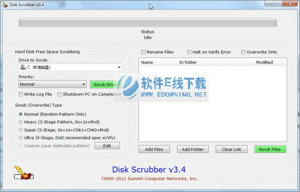 Hard Disk Scrubber