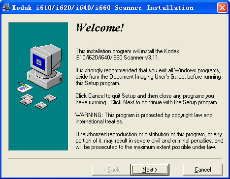 柯达i600 扫描仪驱动