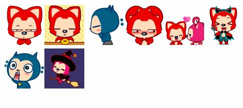 阿狸万圣节QQ表情2015