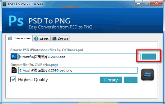 PSD�ļ�תPNG����