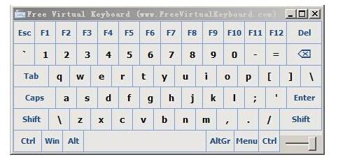 Free Virtual Keyboard虚拟屏幕键盘